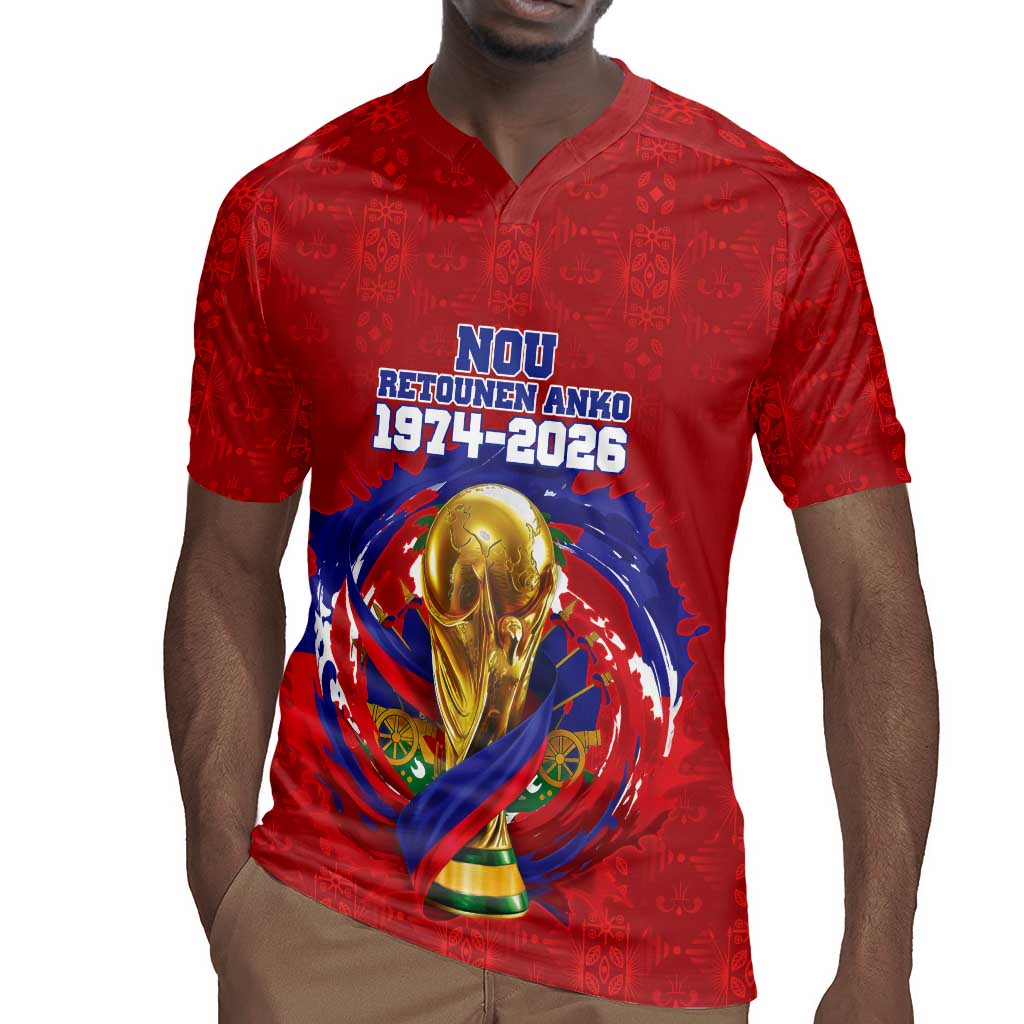 Custom Haiti Grenadye Alaso Rugby Jersey Red Nou Retounen Anko 1974-2026 - African Pride