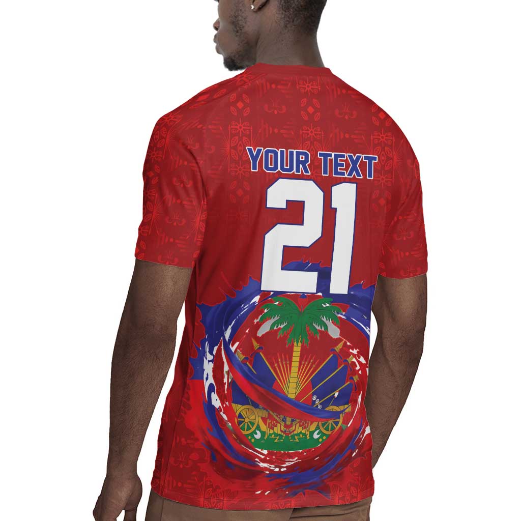 Custom Haiti Grenadye Alaso Rugby Jersey Red Nou Retounen Anko 1974-2026 - African Pride