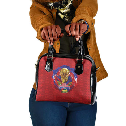Haiti Grenadye Alaso Shoulder Handbag Red Nou Retounen Anko 1974-2026 - African Pride