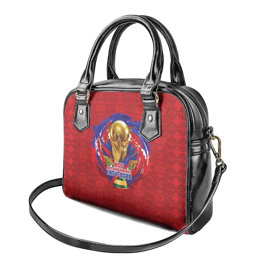 Haiti Grenadye Alaso Shoulder Handbag Red Nou Retounen Anko 1974-2026 - African Pride