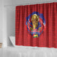 Haiti Grenadye Alaso Shower Curtain Red Nou Retounen Anko 1974-2026 - African Pride