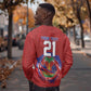 Custom Haiti Grenadye Alaso Sweatshirt Red Nou Retounen Anko 1974-2026 - African Pride
