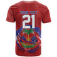 Custom Haiti Grenadye Alaso T shirt Red Nou Retounen Anko 1974-2026 - African Pride