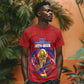 Custom Haiti Grenadye Alaso T shirt Red Nou Retounen Anko 1974-2026 - African Pride