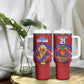 Custom Haiti Grenadye Alaso Tumbler With Handle Red Nou Retounen Anko 1974-2026 - African Pride