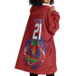 Custom Haiti Grenadye Alaso Wearable Blanket Hoodie Red Nou Retounen Anko 1974-2026 - African Pride