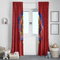 Haiti Grenadye Alaso Window Curtain Red Nou Retounen Anko 1974-2026 - African Pride