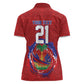 Custom Haiti Grenadye Alaso Women Polo Shirt Red Nou Retounen Anko 1974-2026 - African Pride