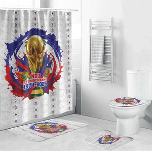 Haiti Grenadye Alaso Bathroom Set White Nou Retounen Anko 1974-2026 - African Pride