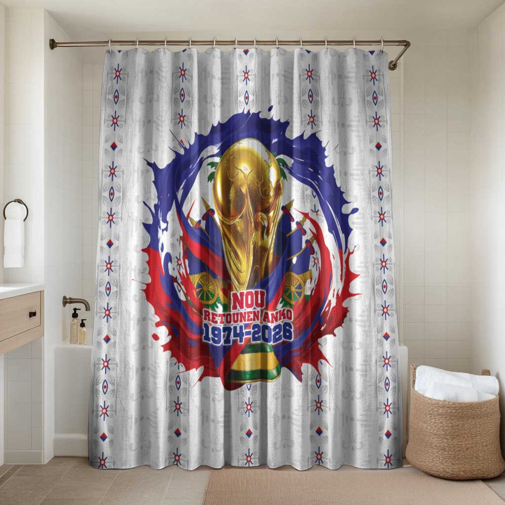 Haiti Grenadye Alaso Bathroom Set White Nou Retounen Anko 1974-2026 - African Pride