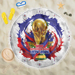 Haiti Grenadye Alaso Beach Blanket White Nou Retounen Anko 1974-2026 - African Pride