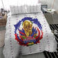 Haiti Grenadye Alaso Bedding Set White Nou Retounen Anko 1974-2026 - African Pride