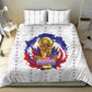 Haiti Grenadye Alaso Bedding Set White Nou Retounen Anko 1974-2026 - African Pride