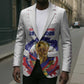 Custom Haiti Grenadye Alaso Blazer White Nou Retounen Anko 1974-2026 - African Pride