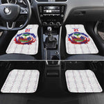 Custom Haiti Grenadye Alaso Car Mats White Nou Retounen Anko 1974-2026 - African Pride