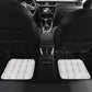 Custom Haiti Grenadye Alaso Car Mats White Nou Retounen Anko 1974-2026 - African Pride