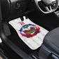 Custom Haiti Grenadye Alaso Car Mats White Nou Retounen Anko 1974-2026 - African Pride
