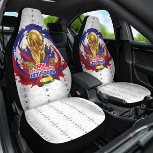 Haiti Grenadye Alaso Car Seat Cover White Nou Retounen Anko 1974-2026 - African Pride