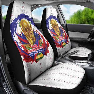 Haiti Grenadye Alaso Car Seat Cover White Nou Retounen Anko 1974-2026 - African Pride