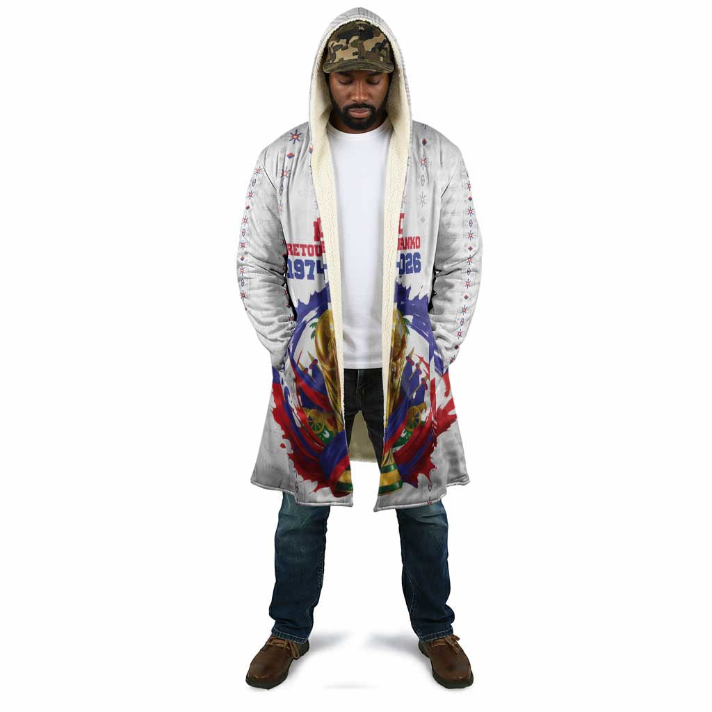 Custom Haiti Grenadye Alaso Cloak White Nou Retounen Anko 1974-2026 - African Pride