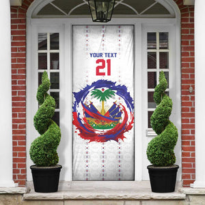 Custom Haiti Grenadye Alaso Door Cover White Nou Retounen Anko 1974-2026 - African Pride