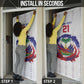 Custom Haiti Grenadye Alaso Door Cover White Nou Retounen Anko 1974-2026 - African Pride