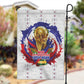 Haiti Grenadye Alaso Garden Flag White Nou Retounen Anko 1974-2026 - African Pride