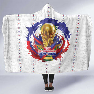 Haiti Grenadye Alaso Hooded Blanket White Nou Retounen Anko 1974-2026 - African Pride