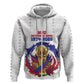 Custom Haiti Grenadye Alaso Hoodie White Nou Retounen Anko 1974-2026 - African Pride