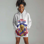 Custom Haiti Grenadye Alaso Hoodie Dress White Nou Retounen Anko 1974-2026 - African Pride
