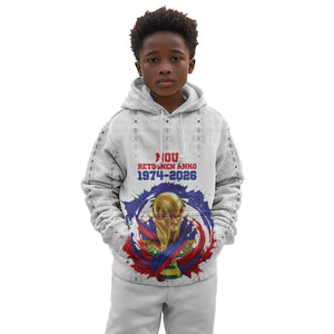 Custom Haiti Grenadye Alaso Kid Hoodie White Nou Retounen Anko 1974-2026 - African Pride
