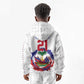 Custom Haiti Grenadye Alaso Kid Hoodie White Nou Retounen Anko 1974-2026 - African Pride