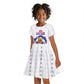 Custom Haiti Grenadye Alaso Kid Short Sleeve Dress White Nou Retounen Anko 1974-2026 - African Pride