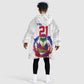 Custom Haiti Grenadye Alaso Kid Wearable Blanket Hoodie White Nou Retounen Anko 1974-2026 - African Pride