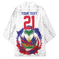 Custom Haiti Grenadye Alaso Kimono White Nou Retounen Anko 1974-2026 - African Pride
