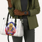 Haiti Grenadye Alaso Leather Bag White Nou Retounen Anko 1974-2026 - African Pride