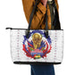 Haiti Grenadye Alaso Leather Tote Bag White Nou Retounen Anko 1974-2026 - African Pride