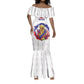 Custom Haiti Grenadye Alaso Mermaid Dress White Nou Retounen Anko 1974-2026 - African Pride