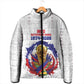Custom Haiti Grenadye Alaso Padded Jacket White Nou Retounen Anko 1974-2026 - African Pride