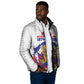Custom Haiti Grenadye Alaso Padded Jacket White Nou Retounen Anko 1974-2026 - African Pride