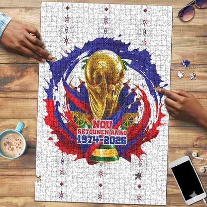 Haiti Grenadye Alaso Puzzle White Nou Retounen Anko 1974-2026 - African Pride