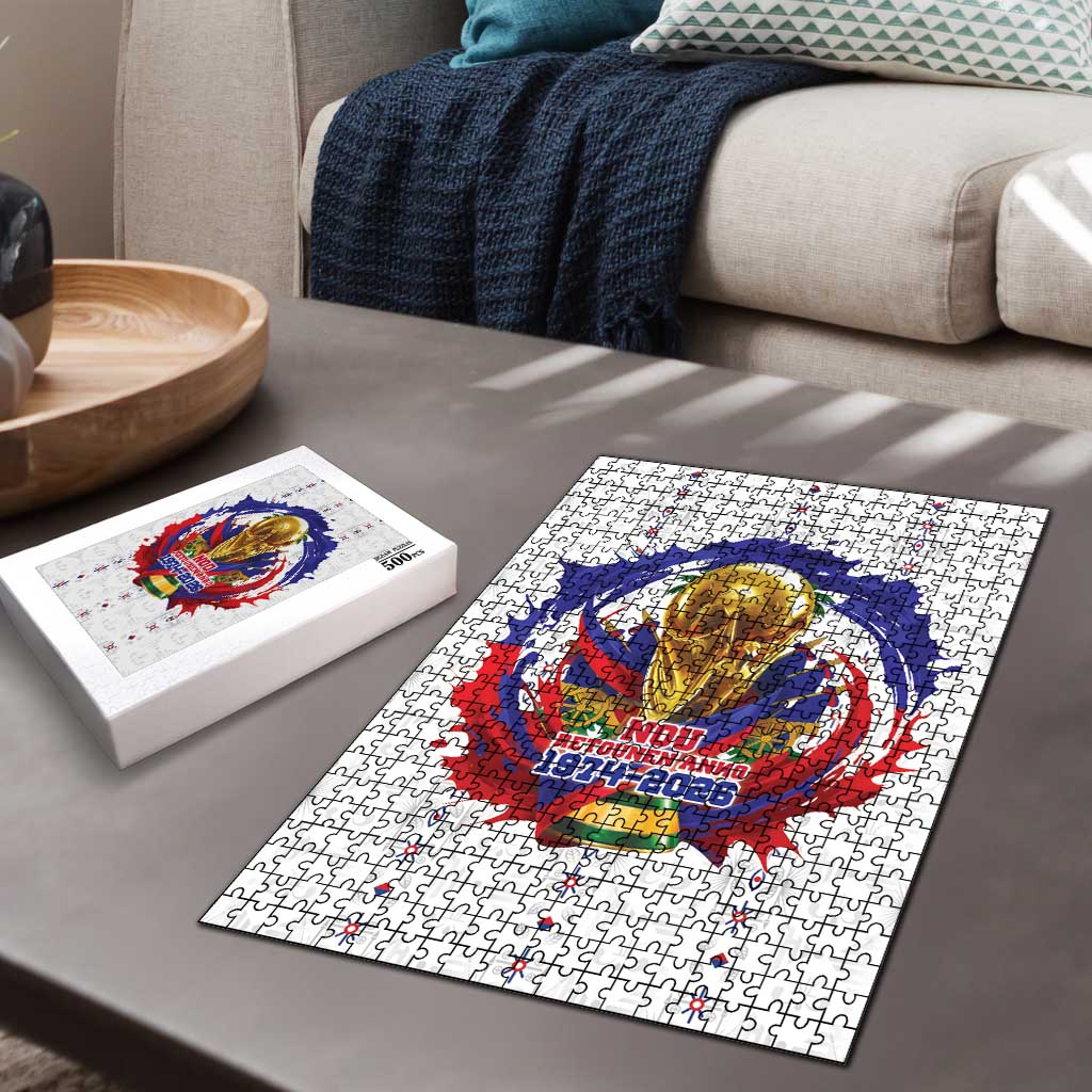 Haiti Grenadye Alaso Puzzle White Nou Retounen Anko 1974-2026 - African Pride