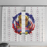 Haiti Grenadye Alaso Window Curtain White Nou Retounen Anko 1974-2026 - African Pride