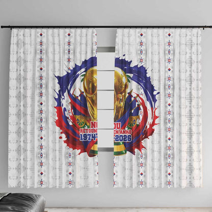 Haiti Grenadye Alaso Window Curtain White Nou Retounen Anko 1974-2026 - African Pride