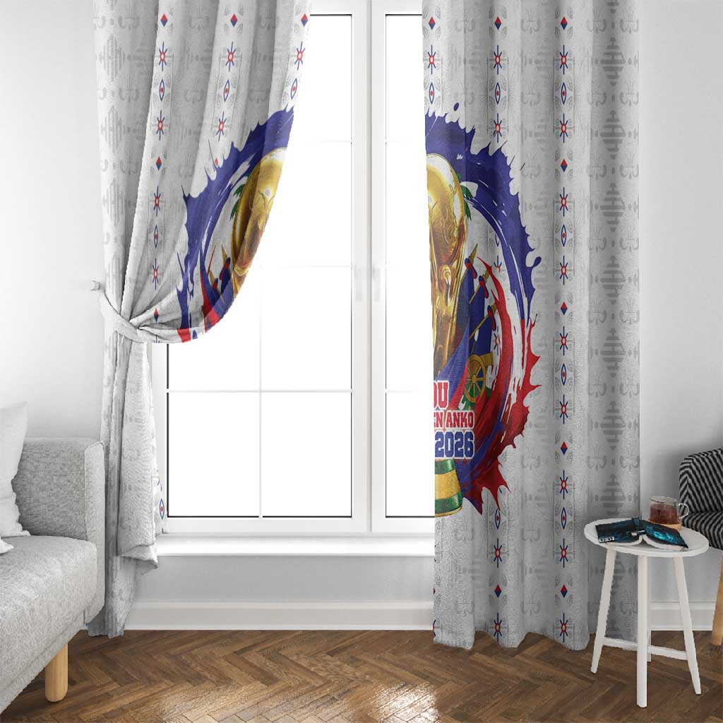 Haiti Grenadye Alaso Window Curtain White Nou Retounen Anko 1974-2026 - African Pride