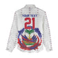 Custom Haiti Grenadye Alaso Women Casual Shirt White Nou Retounen Anko 1974-2026 - African Pride