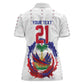 Custom Haiti Grenadye Alaso Women Polo Shirt White Nou Retounen Anko 1974-2026 - African Pride