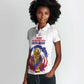 Custom Haiti Grenadye Alaso Women Polo Shirt White Nou Retounen Anko 1974-2026 - African Pride