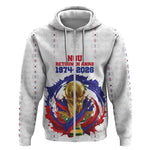 Custom Haiti Grenadye Alaso Zip Hoodie White Nou Retounen Anko 1974-2026 - African Pride