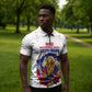 Custom Haiti Grenadye Alaso Zipper Polo Shirt White Nou Retounen Anko 1974-2026 - African Pride